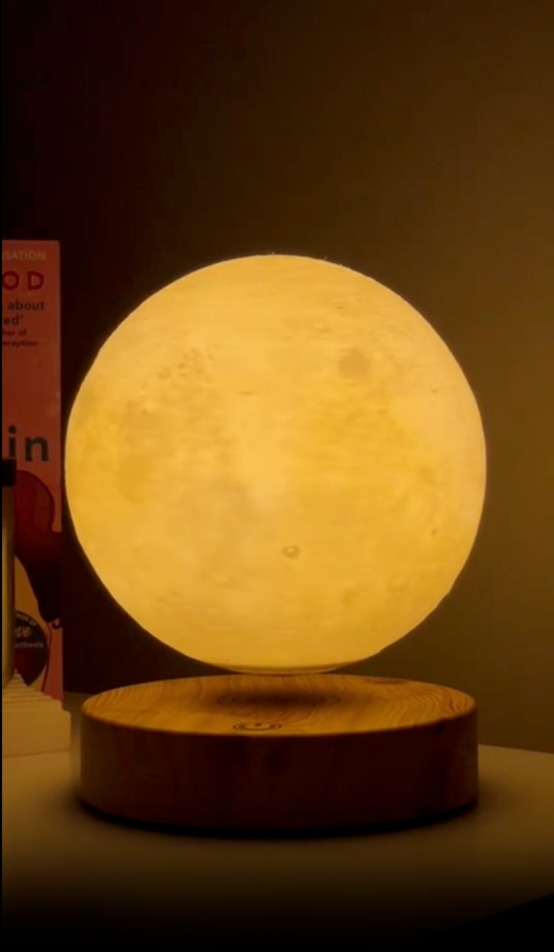 Levitating Moon Lamp